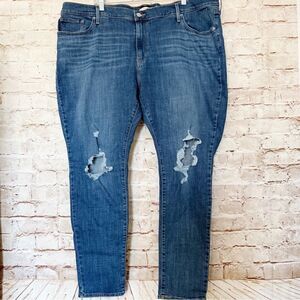 Levis 711 skinny jeans plus size